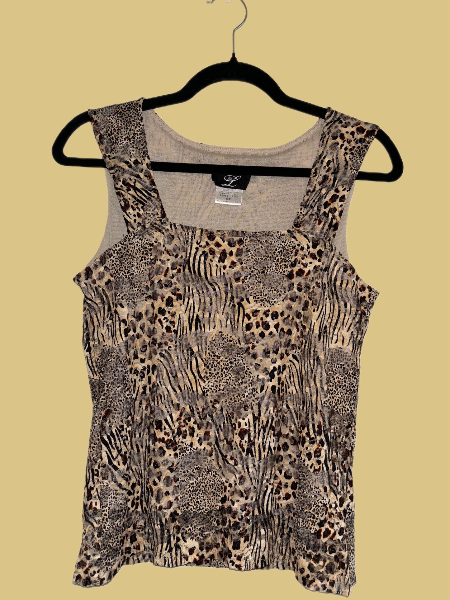 Made in Montreal cheetah top (S/M)