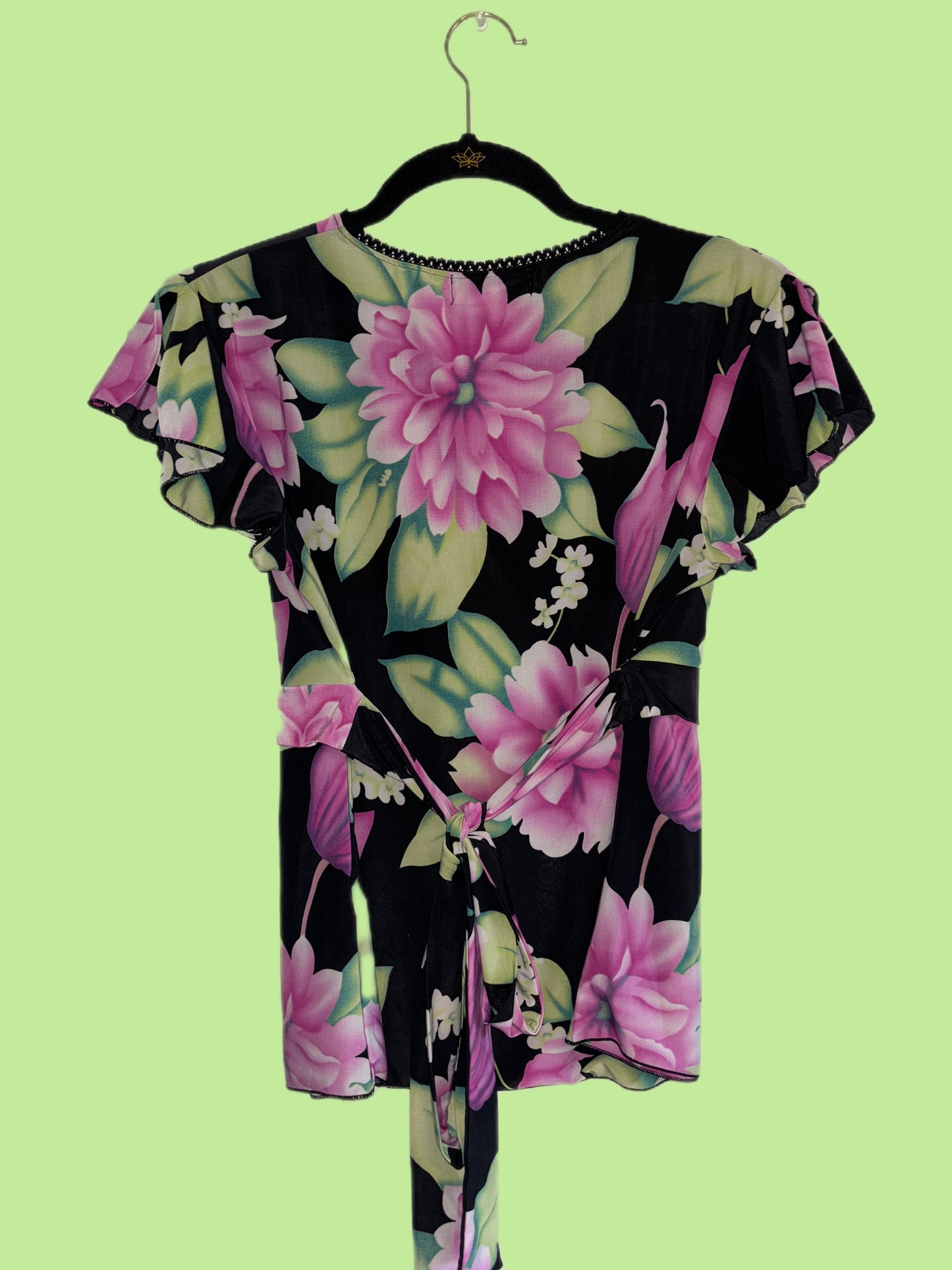 90’s tie-back top (S)