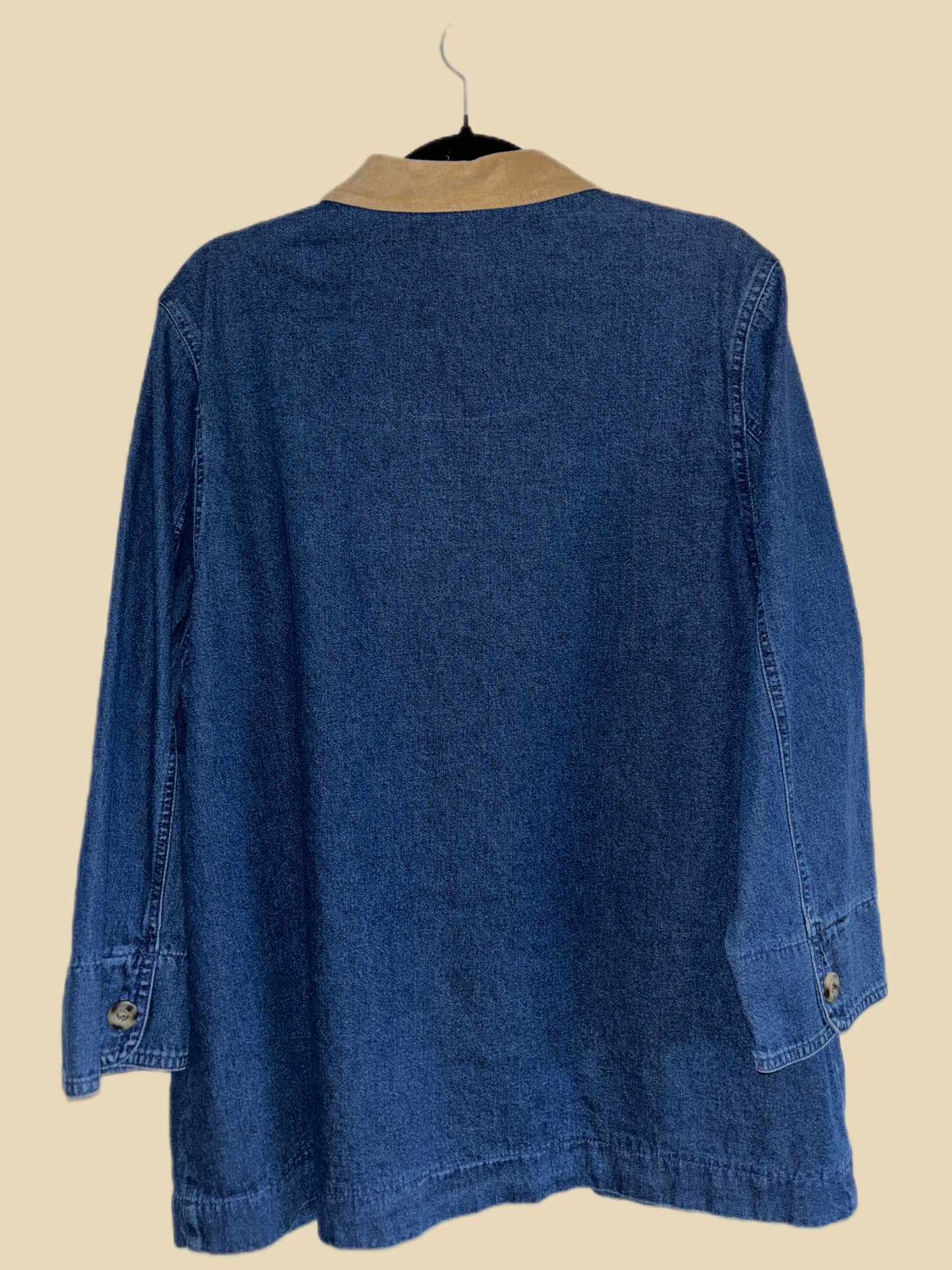 Denim & suede spring jacket (M)