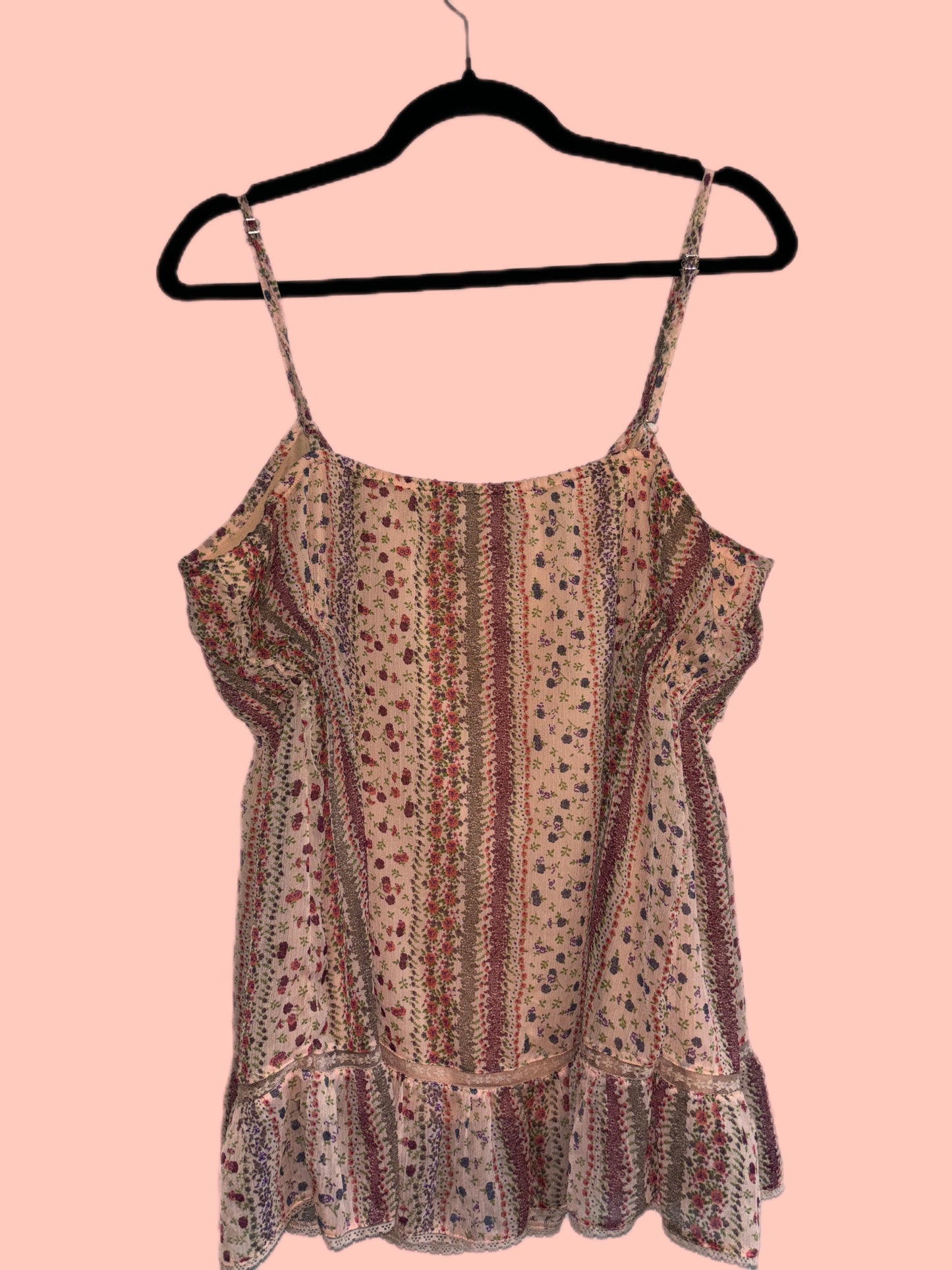 Floral summer tank (XL)