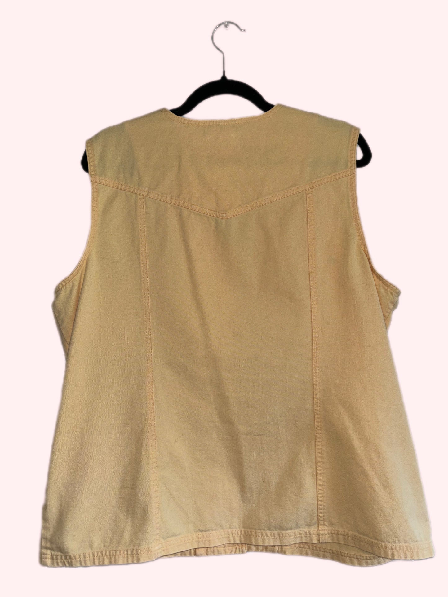 100% cotton cargo vest (XL)