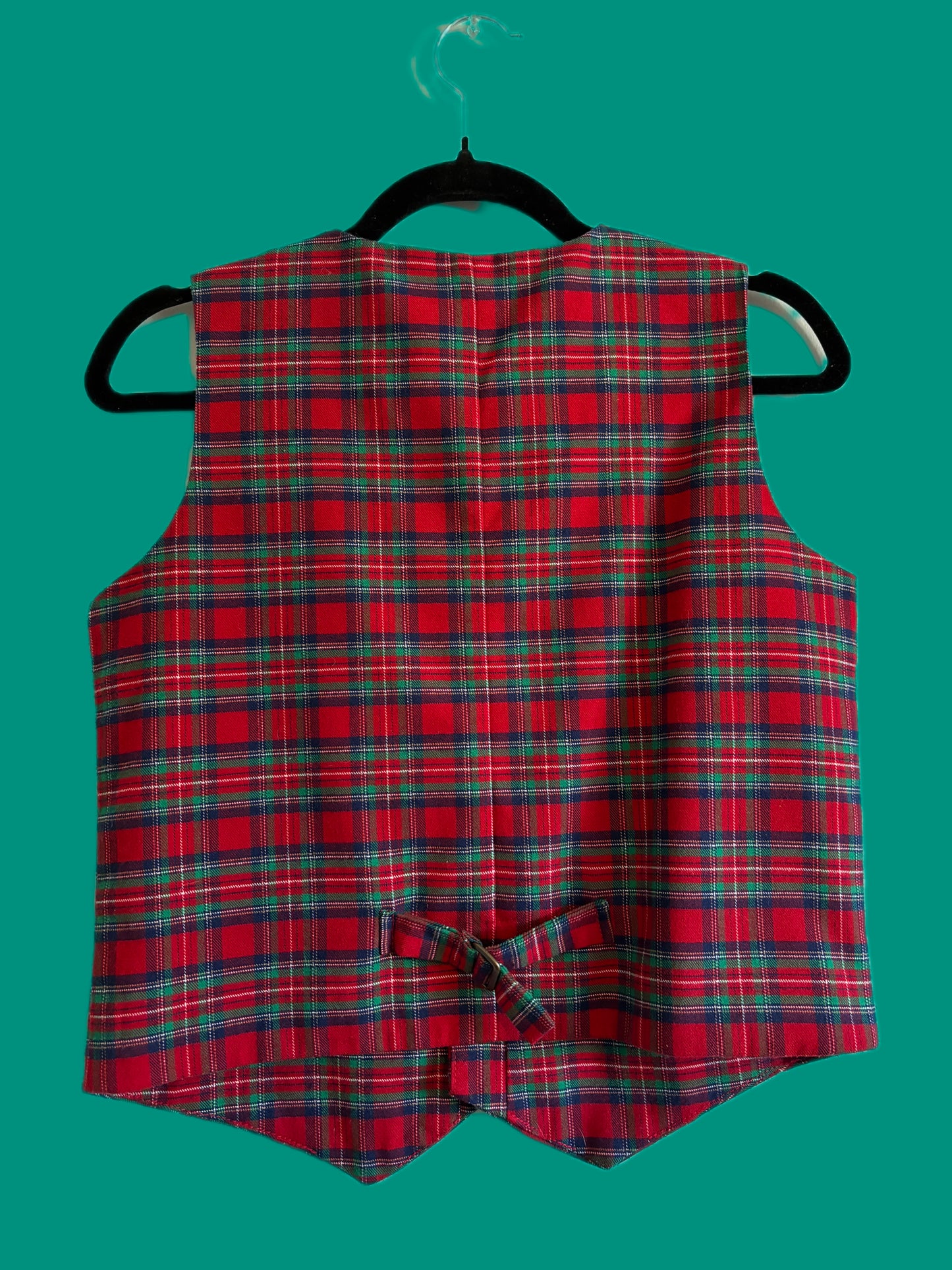 Plaid Vest (S)