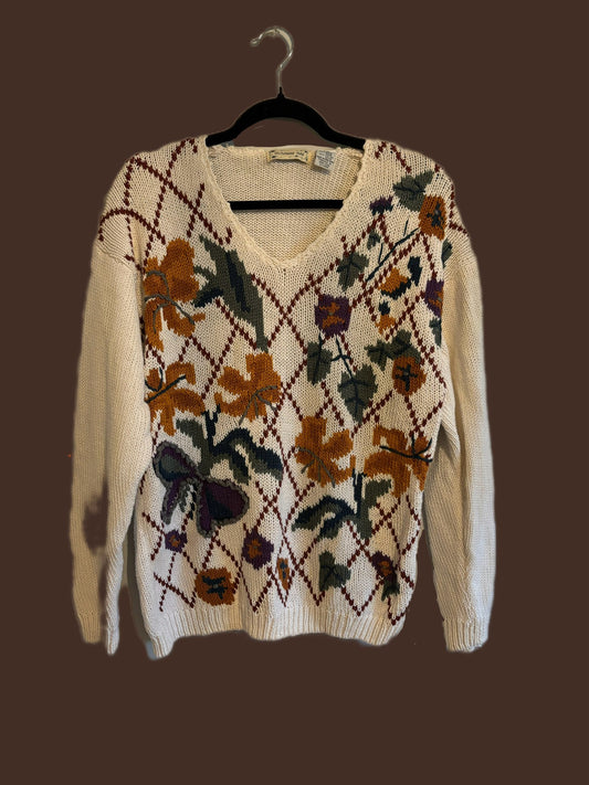 Knit Fall Sweater(M/L)