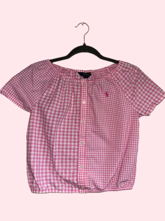 Ralph Lauren gingham top (XS)