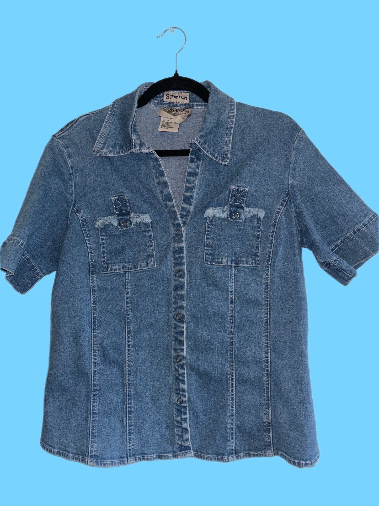 Vintage denim button up (M/L)