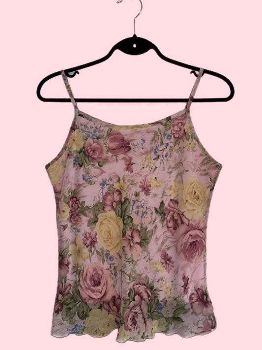 Vintage floral tank (M)
