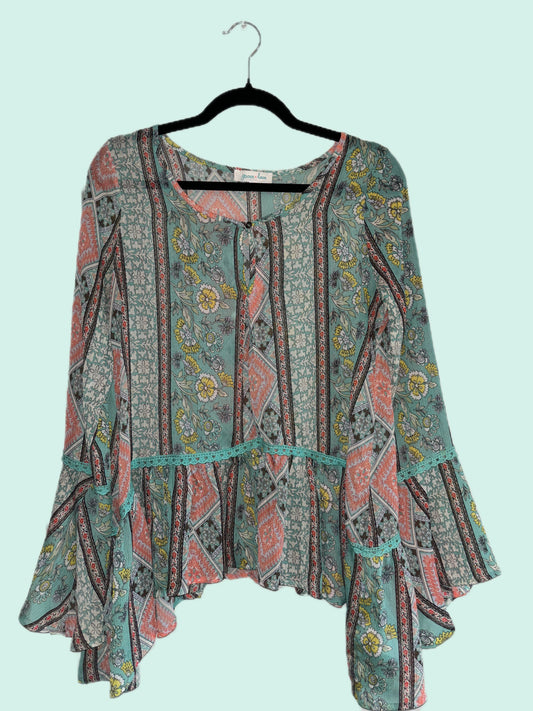 Boho flowy top (S/M)