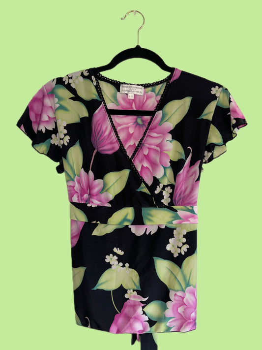 90’s tie-back top (S)