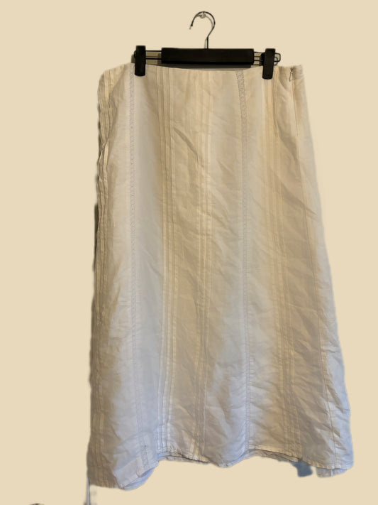 Linen skirt(M)