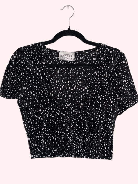 Vintage tie-up top (S)