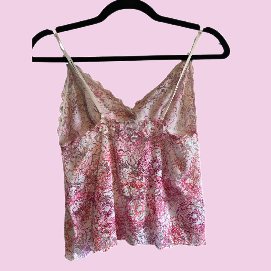 Sheer Floral Tank (M/L)