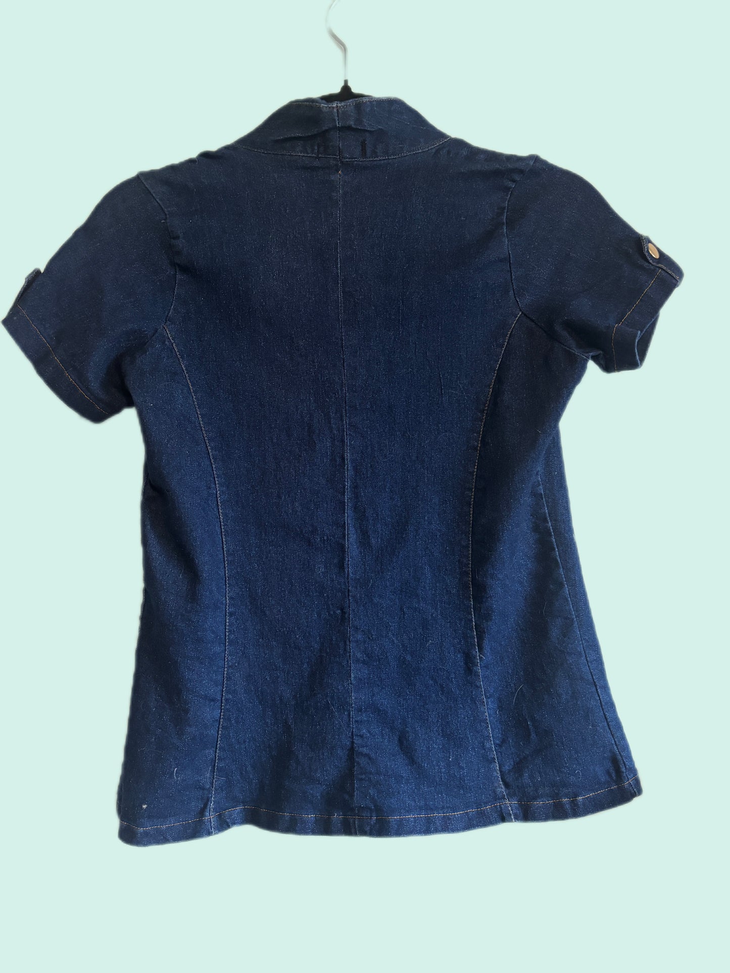 Denim Button Up Top (S/M)