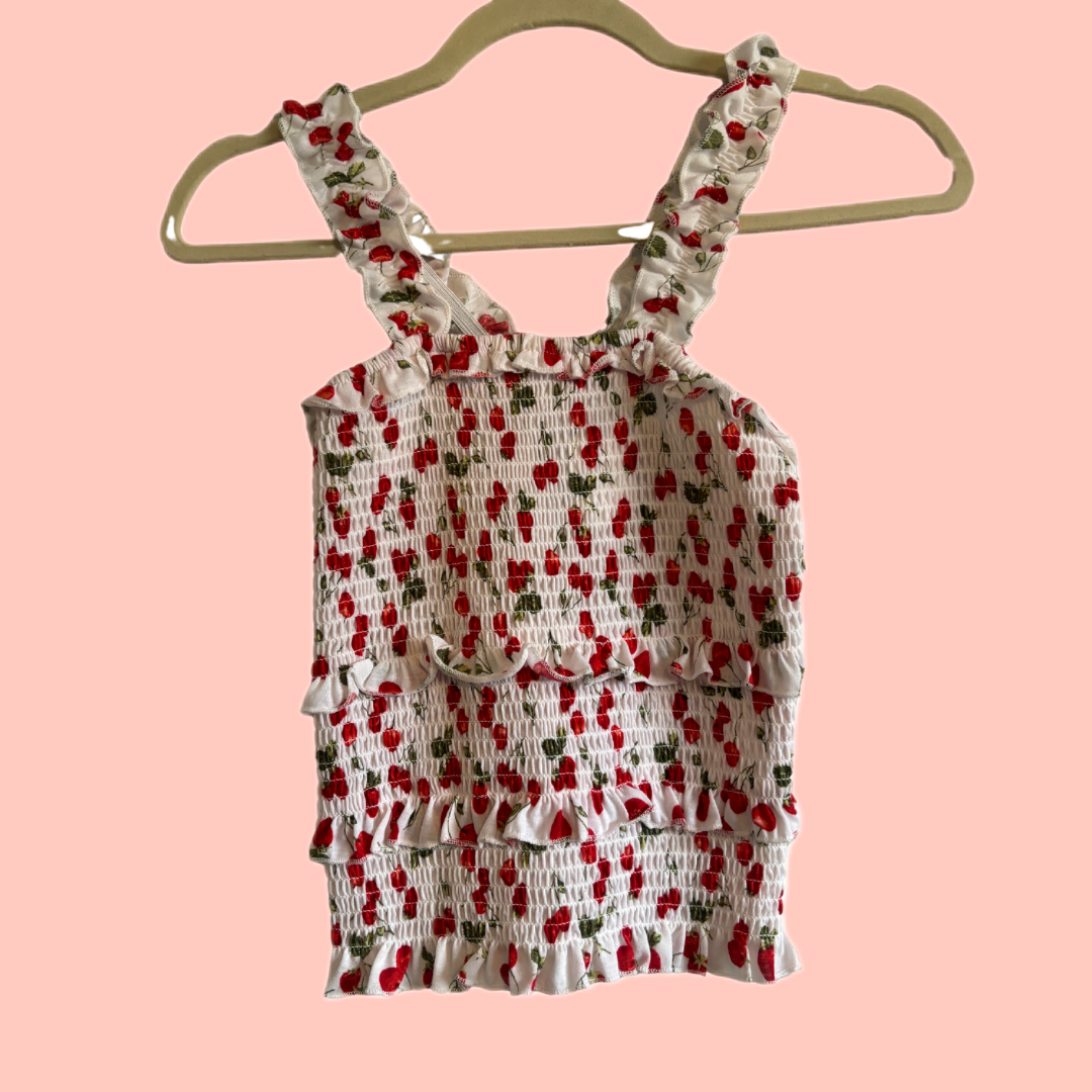 Coquette Cherry Tank Top (XS/S)