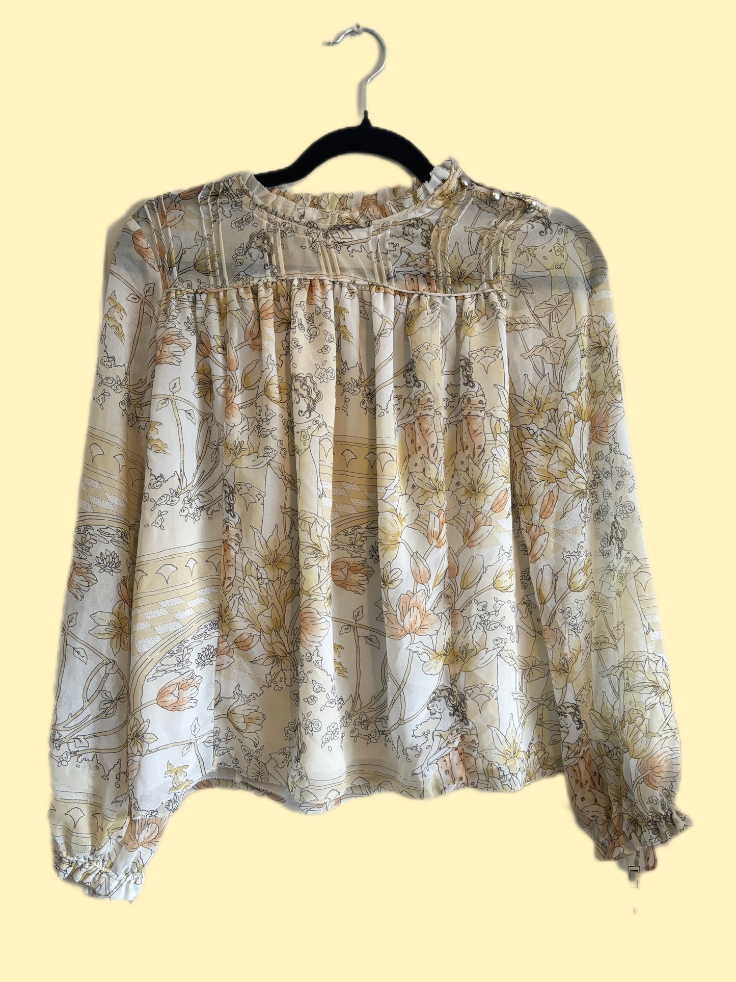 Wilfred Chiffon Blouse (S)