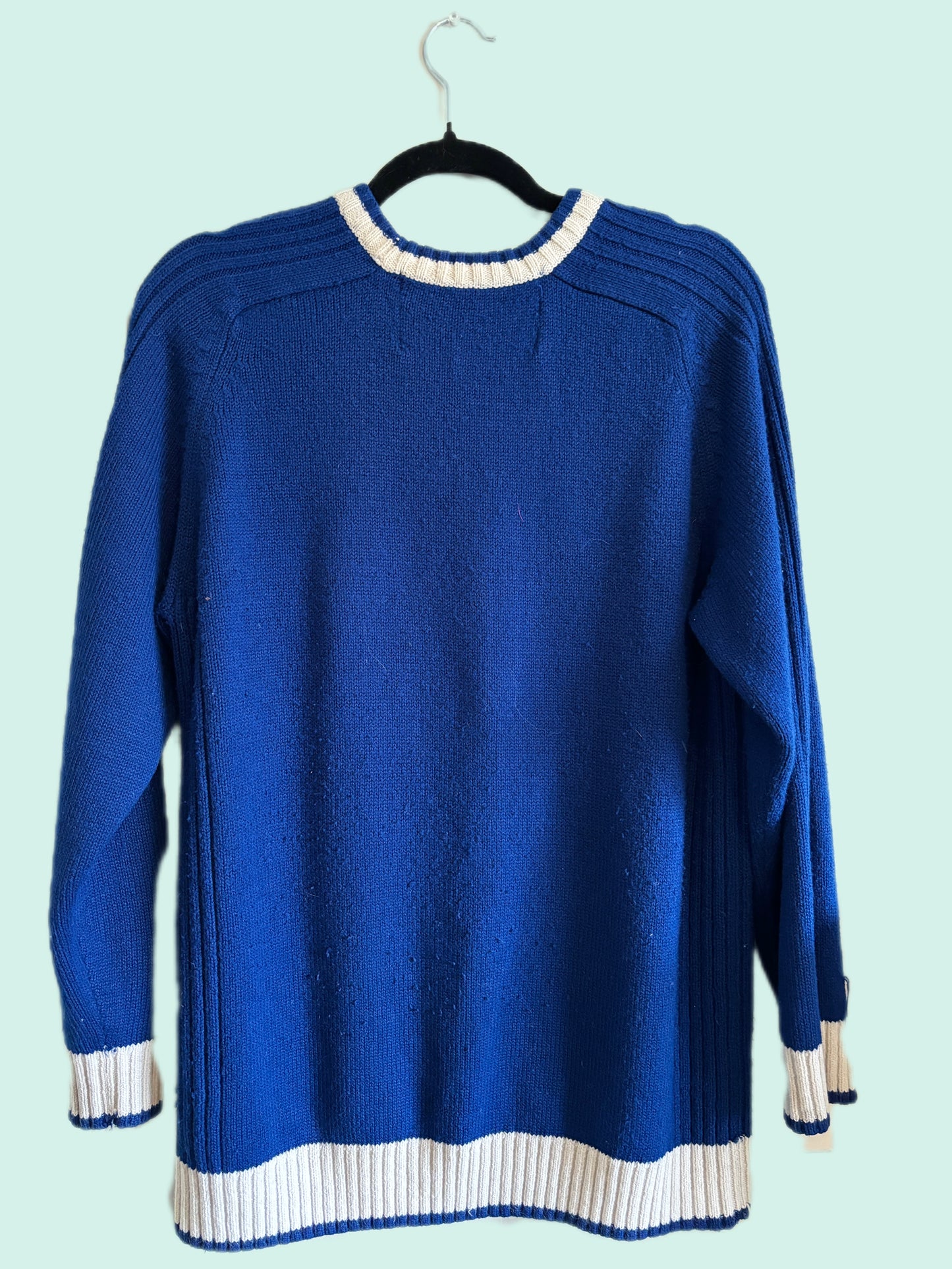 Vintage Leafs Knit Sweater (L)