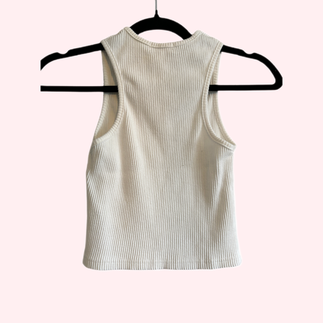 Essential Basic White Tank (M)