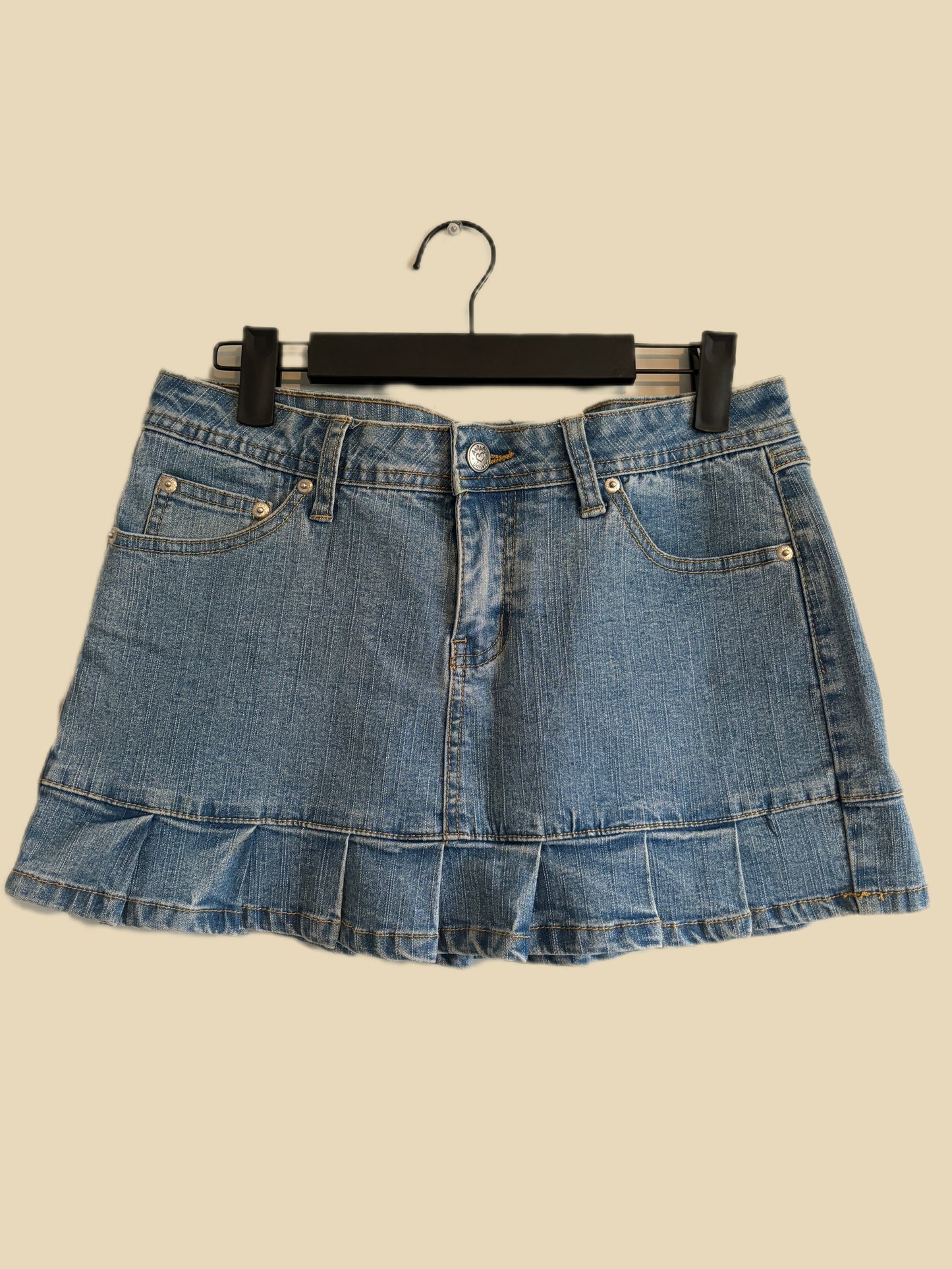 Lightwash Denim Mini Skirt (S)