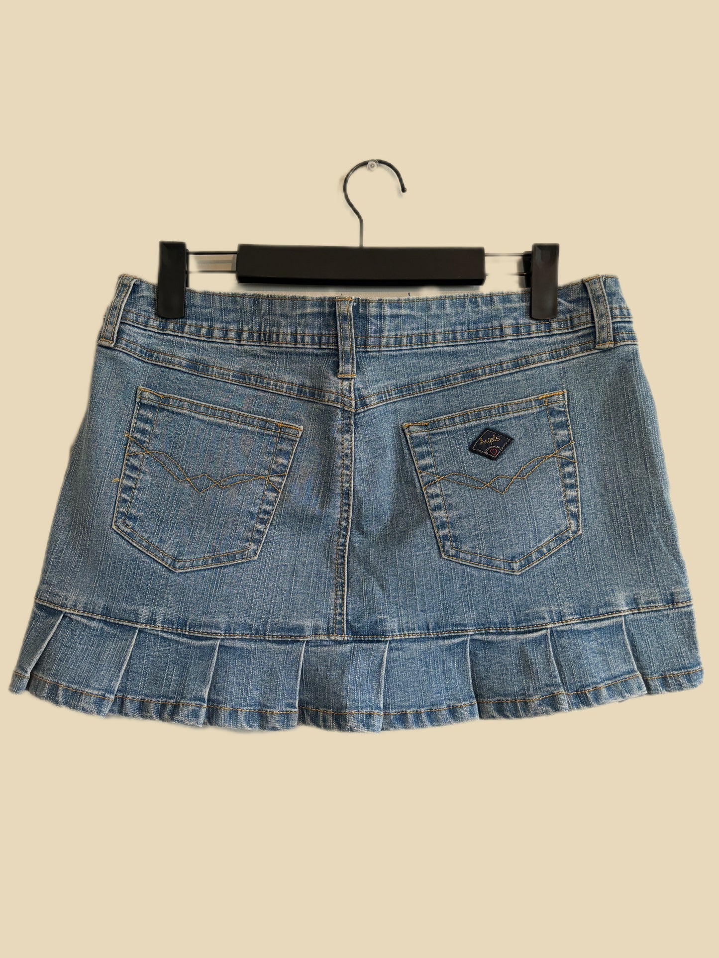 Lightwash Denim Mini Skirt (S)